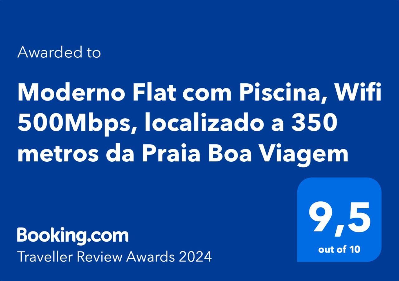 Flat Localizado A 200M Shopping Recife, Bem Perto Da Praia De Boa Viagem E Com Wi-Fi 400Mbps Экстерьер фото