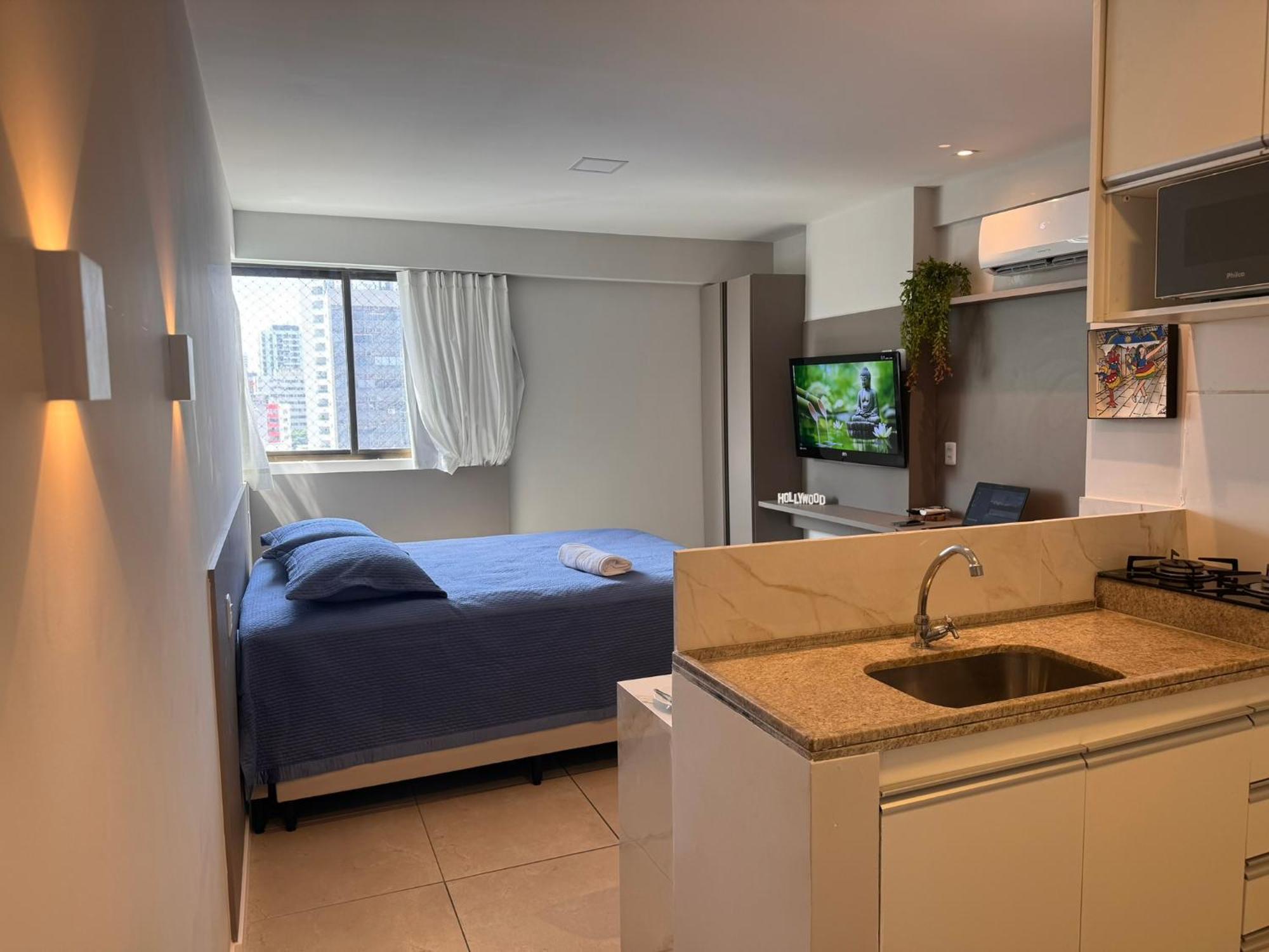 Flat Localizado A 200M Shopping Recife, Bem Perto Da Praia De Boa Viagem E Com Wi-Fi 400Mbps Экстерьер фото